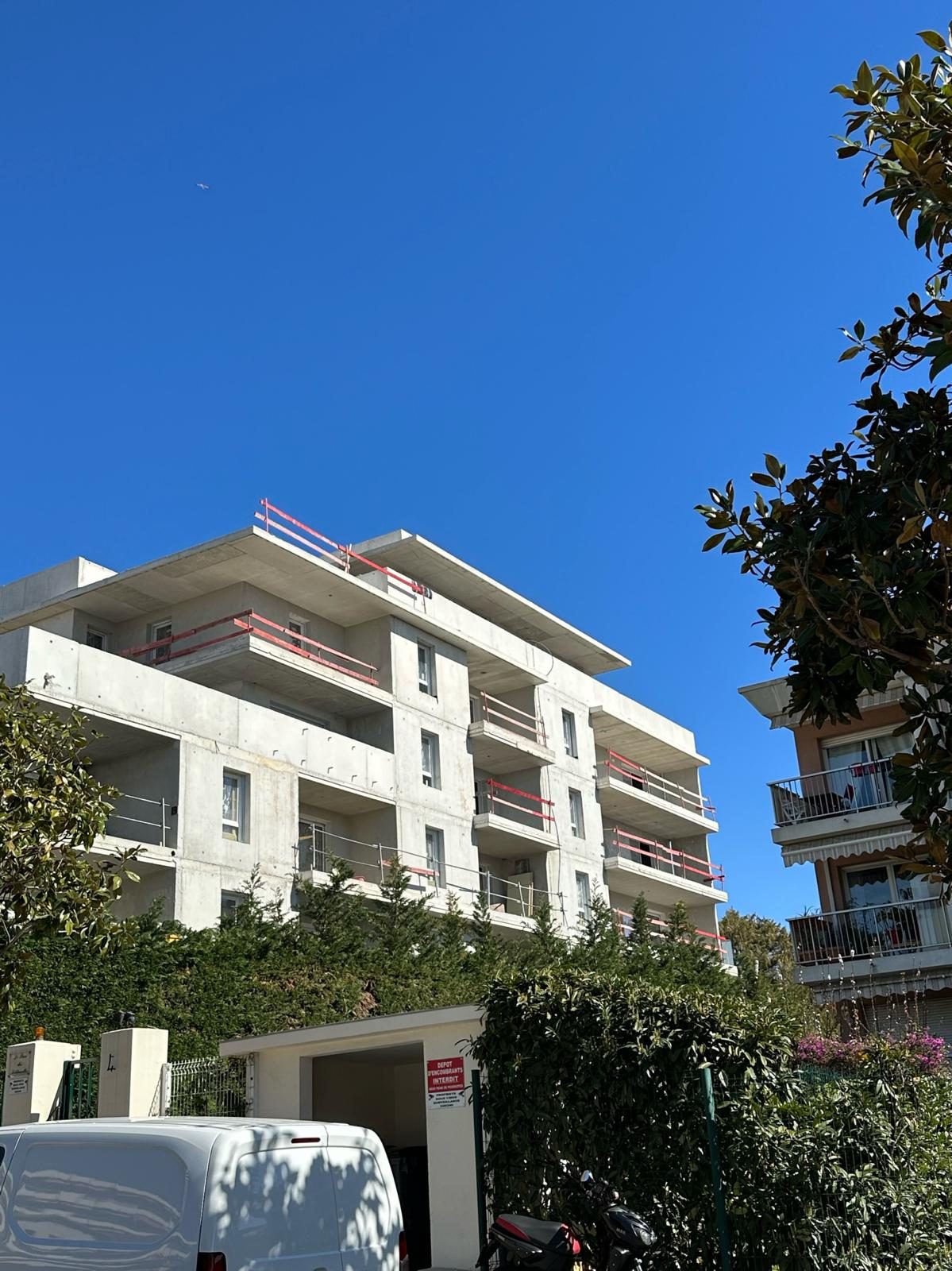 Programme collectif en cours de gros œuvre — CIME, Alpes-Maritimes