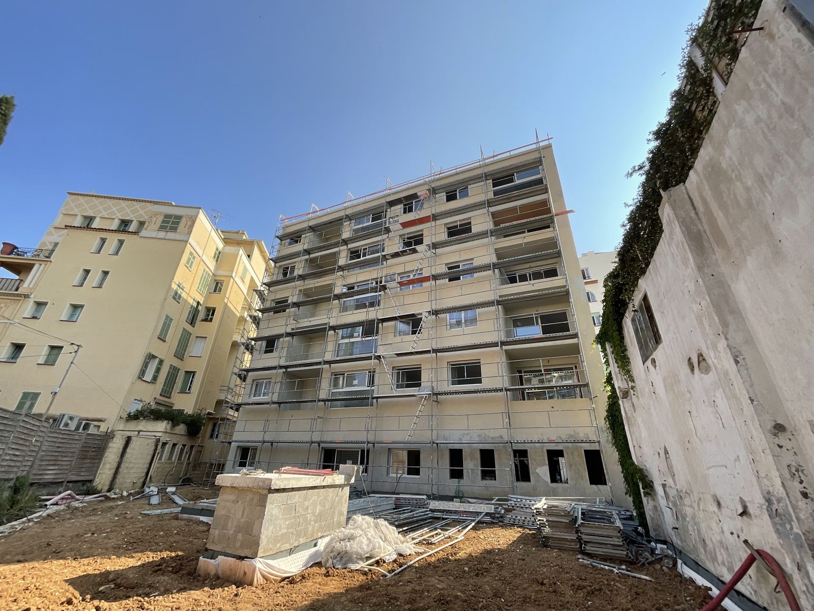Réhabilitation d'un immeuble collectif — CIME, Alpes-Maritimes